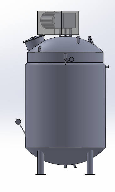 Ribbon Blender Mixer Alternate View